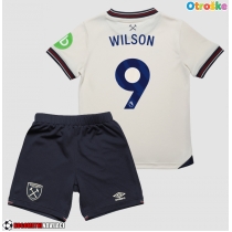 Otroške Nogometnih dresov West Ham United Callum Wilson #9 Gostujoči 2025-26 Kratki rokavi (+ hlače)